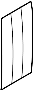 View Door Molding (Front, Upper) Full-Sized Product Image 1 of 2