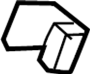 View Trim. Pillar. Clip. (Rear, Upper, Lower) Full-Sized Product Image