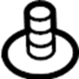 View Screw. Bolt. (Upper, Lower) Full-Sized Product Image