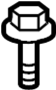 View Bolt. Screw. (Upper, Lower) Full-Sized Product Image