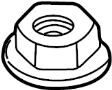 Image of Suspension Control Arm Nut image for your 2014 Land Rover Range Rover   