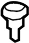 View Engine Coolant Bleeder Screw Full-Sized Product Image 1 of 10