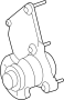 View Bracket. Pulley. Belt. Tensioner. Adjust. Air Conditioning (A/C) Drive Idler.  Full-Sized Product Image