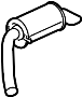 Image of Exhaust Muffler (Rear) image for your Land Rover