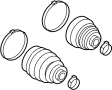 Image of CV Joint Boot Kit image for your 2018 Land Rover Range Rover Sport  SE Sport Utility 
