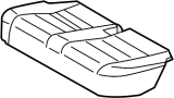 Image of Seat Cover (Rear, Lower) image for your 2007 Land Rover LR3  HSE Sport Utility 