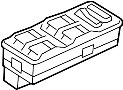 Image of Door Window Switch image for your 2017 Land Rover Discovery   
