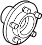 Image of Wheel Hub (Rear) image for your 2011 Land Rover LR2   