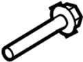 Image of Suspension Control Arm Bolt (Lower) image for your 2018 Land Rover Range Rover  Supercharged Sport Utility 