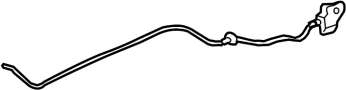 Image of Hood Release Cable image for your Land Rover