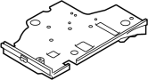 Image of Battery Tray image for your 2008 Land Rover Range Rover Sport   