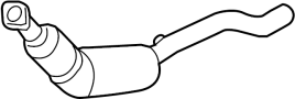 Image of Catalytic Converter (Rear) image for your 2013 Land Rover Range Rover Sport   