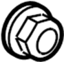 View Nut. Hub. Bearing.  Full-Sized Product Image