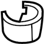 View Console Cup Holder (Rear) Full-Sized Product Image