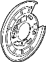 View Plate. Brake. Shield.  Full-Sized Product Image