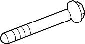 View Fuel Tank Skid Plate Screw. Starter Bolt. Support screw.  Full-Sized Product Image 1 of 3
