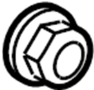 View Nut. Hub. Bearing.  Full-Sized Product Image
