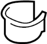 View Holder. Cup. (Front, Rear, Upper) Full-Sized Product Image