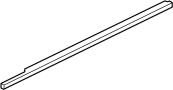 Image of Door Window Belt Weatherstrip image for your 2014 Land Rover LR4  HSE Sport Utility 