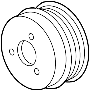 View Engine Cooling Fan Pulley Full-Sized Product Image 1 of 4