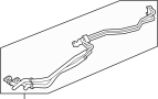 View Hose. Oil. Tube. Automatic. Transmission. CoolE. Cooler Assembly.  Full-Sized Product Image 1 of 3