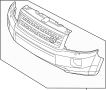 Image of Bumper Cover (Front) image for your 2023 Land Rover Range Rover Sport  Dynamic HSE Sport Utility 