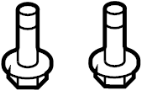 View Screw. Bolt. (Upper, Lower) Full-Sized Product Image