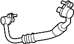 Image of Oil. Cooler. Engine. Pipe. Feed. Hose Assembly. Line. Engine Oil Cooler Hose. image for your 2021 Land Rover Range Rover  Autobiography Fifty Edition Sport Utility 