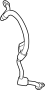Image of Hose. Air. Suction. Refrigerant. Conditioning. A/C Refrigerant Hose. A. image for your Land Rover