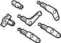 Image of Cam - Heater Air. HVAC Mode Door Lever Link. HVAC Heater Mode Door. image for your Land Rover