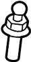 Image of Stud. Engine. Cover. Engine Air Intake. image for your Land Rover