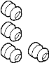 Image of Wheel Lock Set image for your 2015 Land Rover Range Rover  Autobiography Sport Utility 