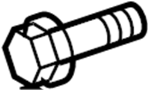 Image of Steering Knuckle Bolt image for your 2019 Land Rover Range Rover Sport   