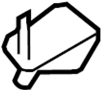 Image of Sun. Retainer. Visor. Cap. Support. V. Sun Visor Cap. Sun Visor. image for your 2019 Land Rover Discovery   