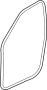 Image of Door Seal (Front) image for your 2017 Land Rover Discovery 3.0L Td6 V6 DIESEL A/T HSE Luxury Sport Utility 
