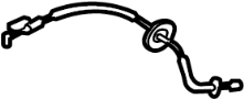 Image of Door Latch Cable image for your 2009 Land Rover LR3   