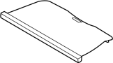 Image of Cargo Cover (Rear) image for your 2019 Land Rover Discovery Sport   