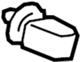 View A/C Refrigerant Line Clip Full-Sized Product Image