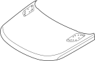 Image of Hood Panel image for your Land Rover