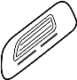 Image of Hood Vent image for your 2022 Land Rover Range Rover Sport  SVR Sport Utility 