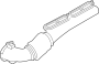 View Engine Air Intake Hose (Front) Full-Sized Product Image