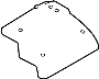 View Floor Pan Heat Shield (Rear) Full-Sized Product Image