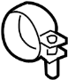 Image of Clamp. Exhaust. Muffler. Center pipe. Clamp for Exhaust. image for your 2021 Land Rover Range Rover Evoque  S Sport Utility 