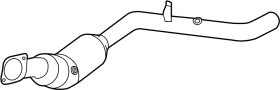 View Catalytic Converter (Rear) Full-Sized Product Image 1 of 3