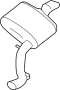 Image of Exhaust Muffler (Rear) image for your 2018 Land Rover Range Rover   