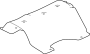 View Floor Pan Heat Shield (Rear) Full-Sized Product Image