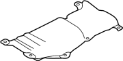 Image of Floor Pan Heat Shield (Front) image for your 2020 Land Rover Defender 110   
