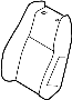 Image of Seat Back Cushion image for your 2009 Land Rover LR2   