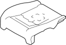 Image of Seat Cushion Pad image for your 2013 Land Rover LR4   