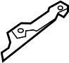 View Body A-Pillar Trim Panel Bracket (Upper) Full-Sized Product Image